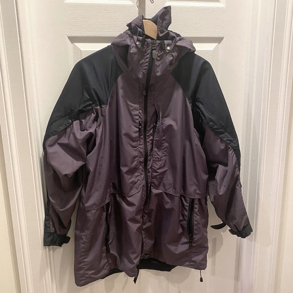 Analog Jackets & Coats Xl Purplenavy Analog Minwax Rainjacket